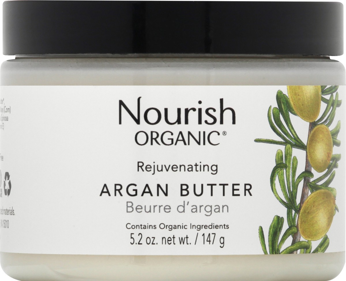 slide 1 of 10, Nourish Organic Argan Butter 5.2 oz, 5.2 oz