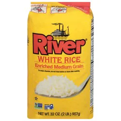 River White Enriched Medium Grain Rice 32 oz