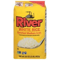 River White Enriched Medium Grain Rice 32 oz