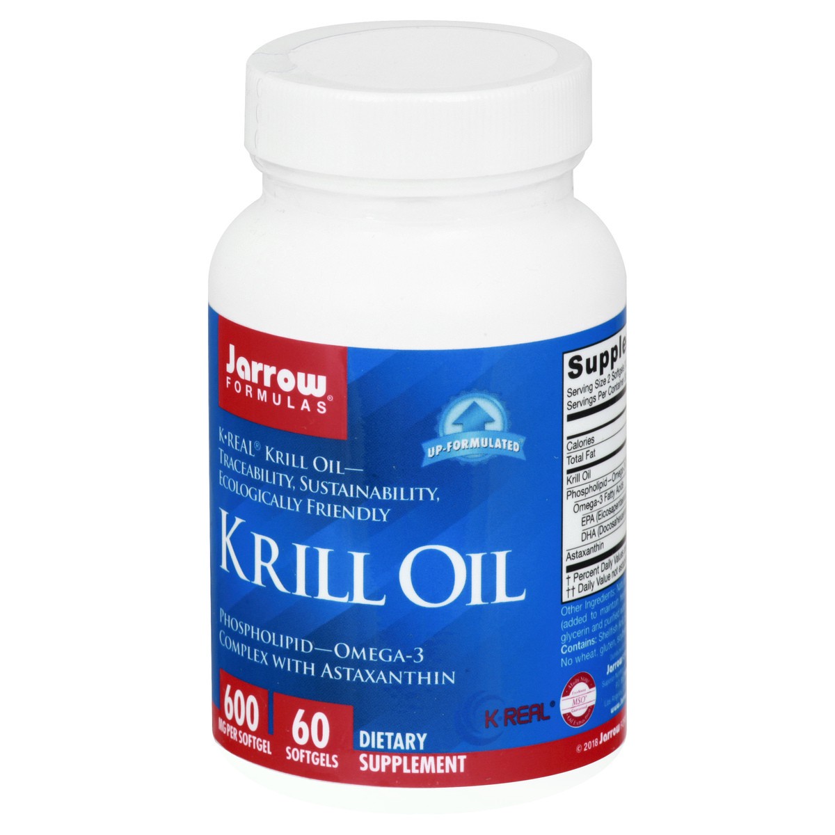 slide 2 of 12, Jarrow Formulas Softgels Krill Oil 60 ea, 60 ct