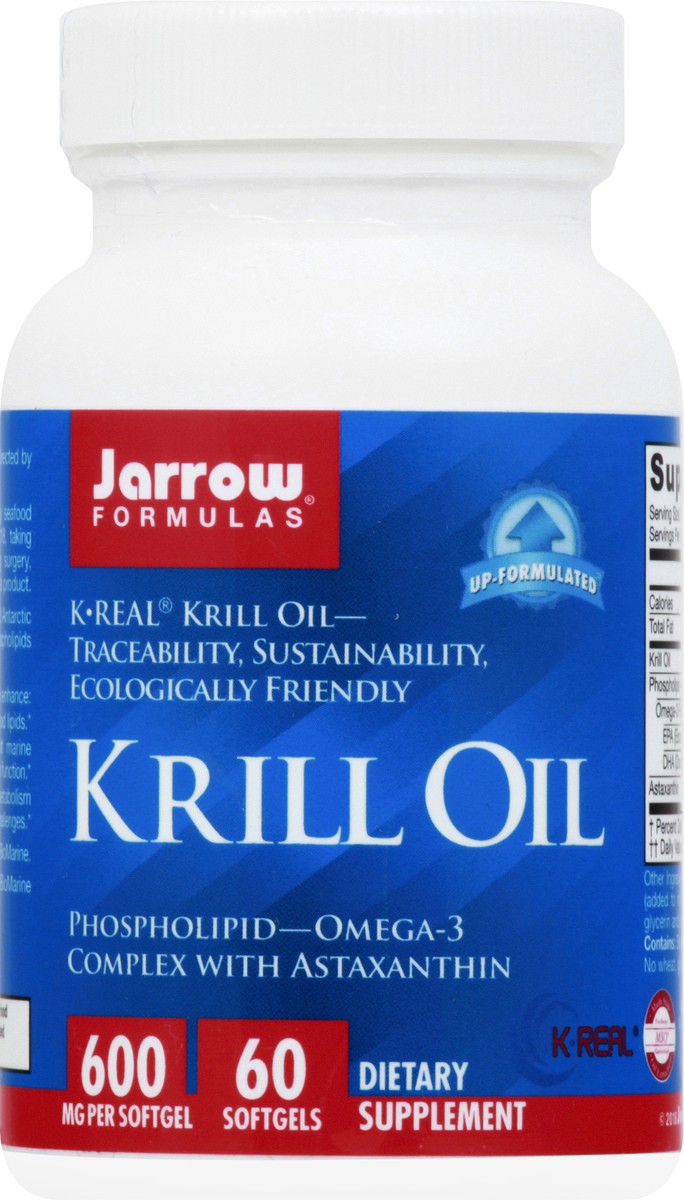 slide 1 of 12, Jarrow Formulas Softgels Krill Oil 60 ea, 60 ct