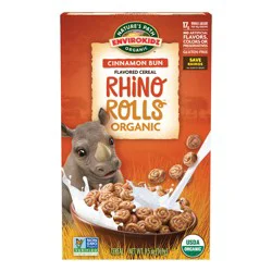 Nature's Path EnviroKidz Organic Rhino Rolls Cold Cereal 9.5 oz Box