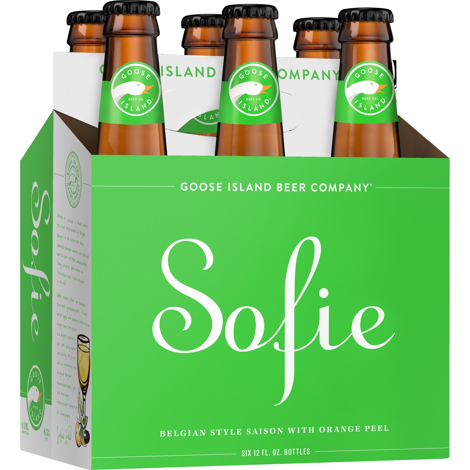 slide 1 of 2, Goose Island Beer Co. Barrel-Aged Saison with Orange Peel, 4 ct; 16 oz