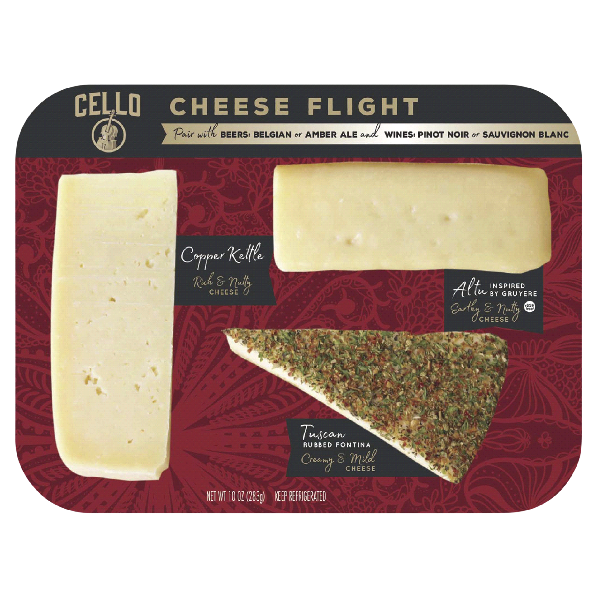 slide 1 of 5, Cello Dafresh Cheese Flight, 10 oz