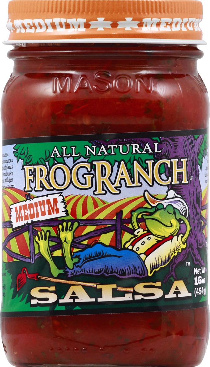 slide 2 of 2, FrogRanch Salsa 16 oz, 16 oz