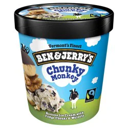 Ben & Jerry's Ice Cream Chunky Monkey 16 oz
