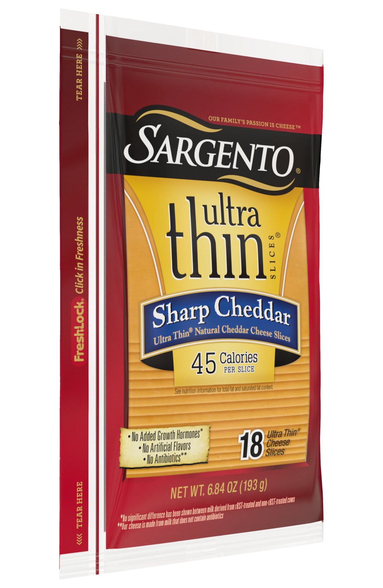 Sargento Ultra Thin Sharp Cheddar Cheese Slices 18 ct Shipt