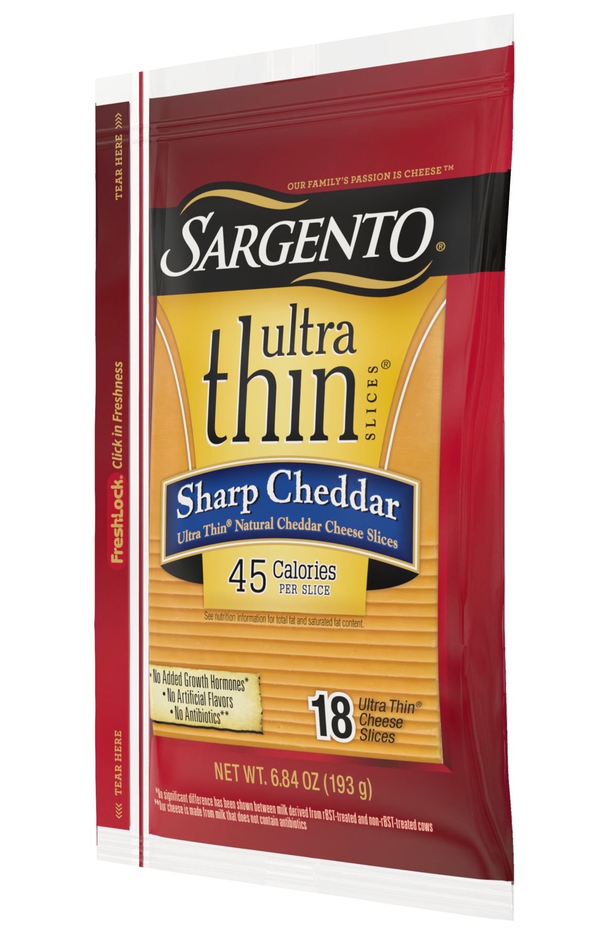 Sargento Ultra Thin Sharp Cheddar Cheese Slices 18 ct Shipt