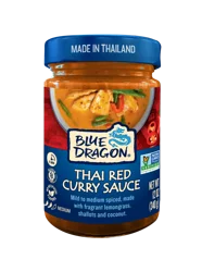 Blue Dragon Thai Red Medium Curry Sauce 12 oz