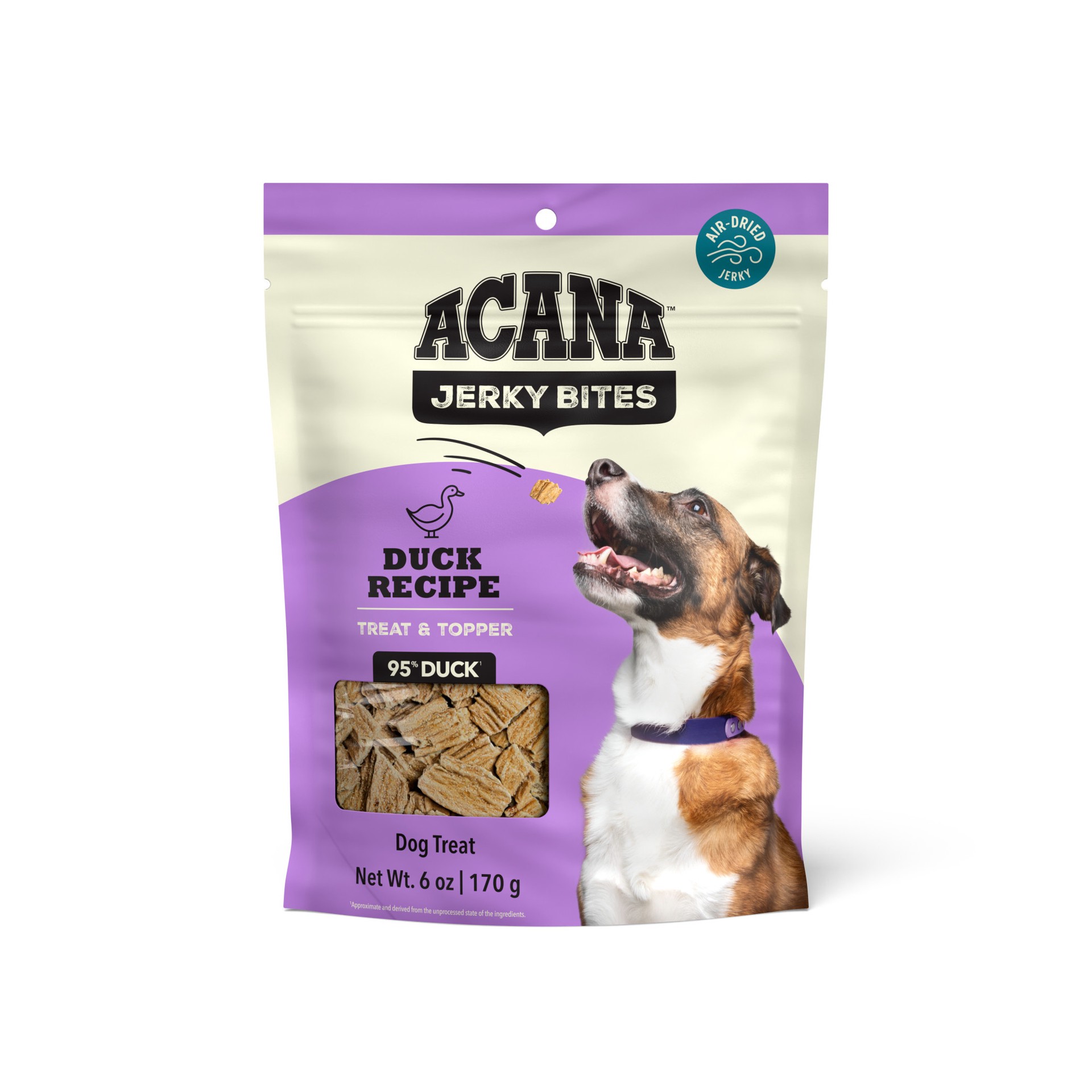 slide 1 of 2, ACANA Duck Recipe Jerky Bites Dog Treats, 6 oz., 6 oz