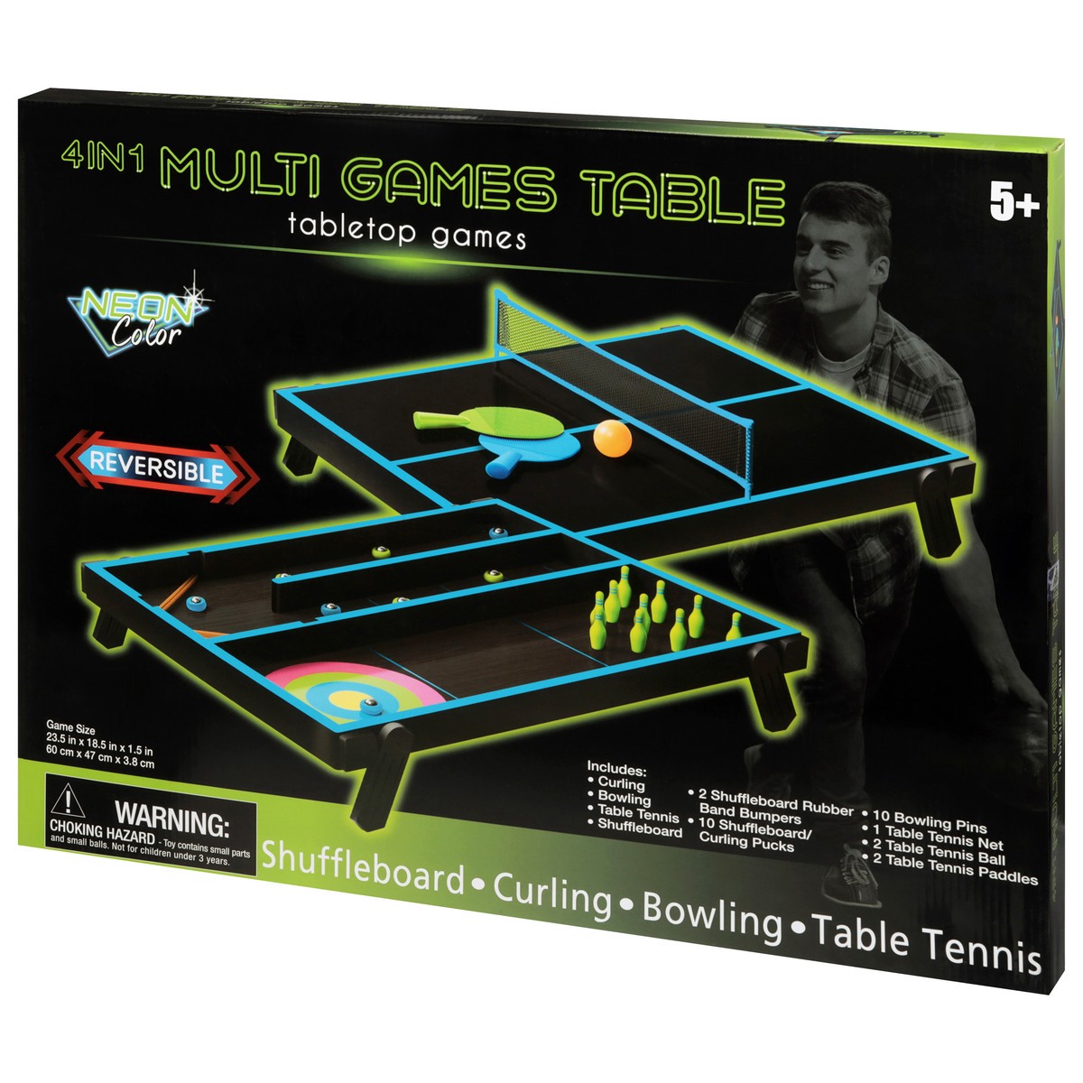 slide 3 of 4, Pmt Neon 4 In 1 Tbletop Games - EA, 1 ct