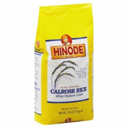slide 1 of 1, Hinode Rice White Calrose Medium Grain, 5 lb