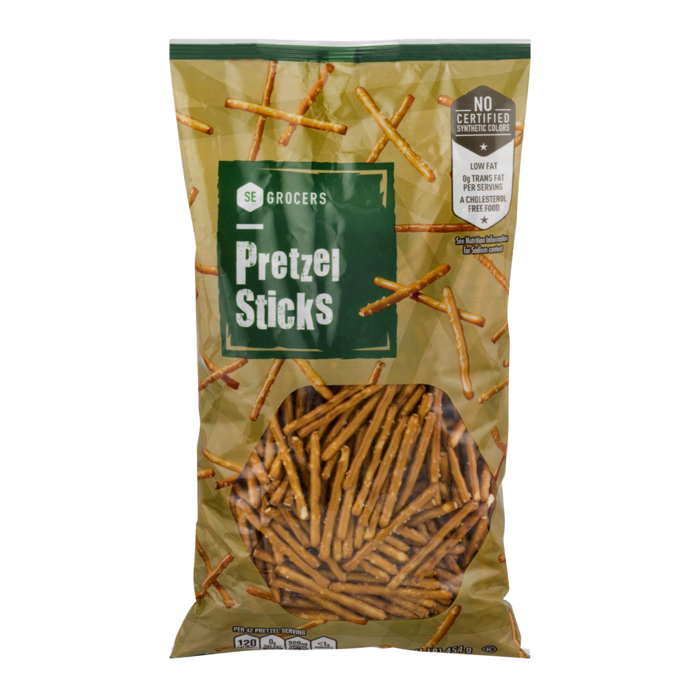 slide 1 of 1, SE Grocers Pretzel Sticks, 16 oz