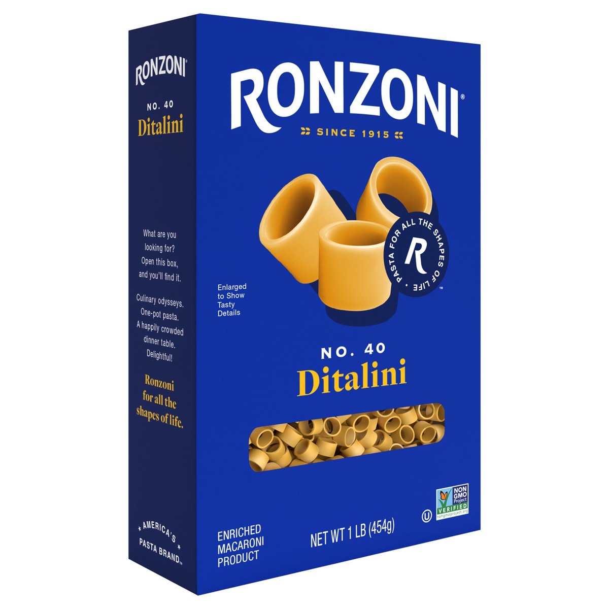 slide 2 of 9, Ronzoni Ditalini, 1 lb