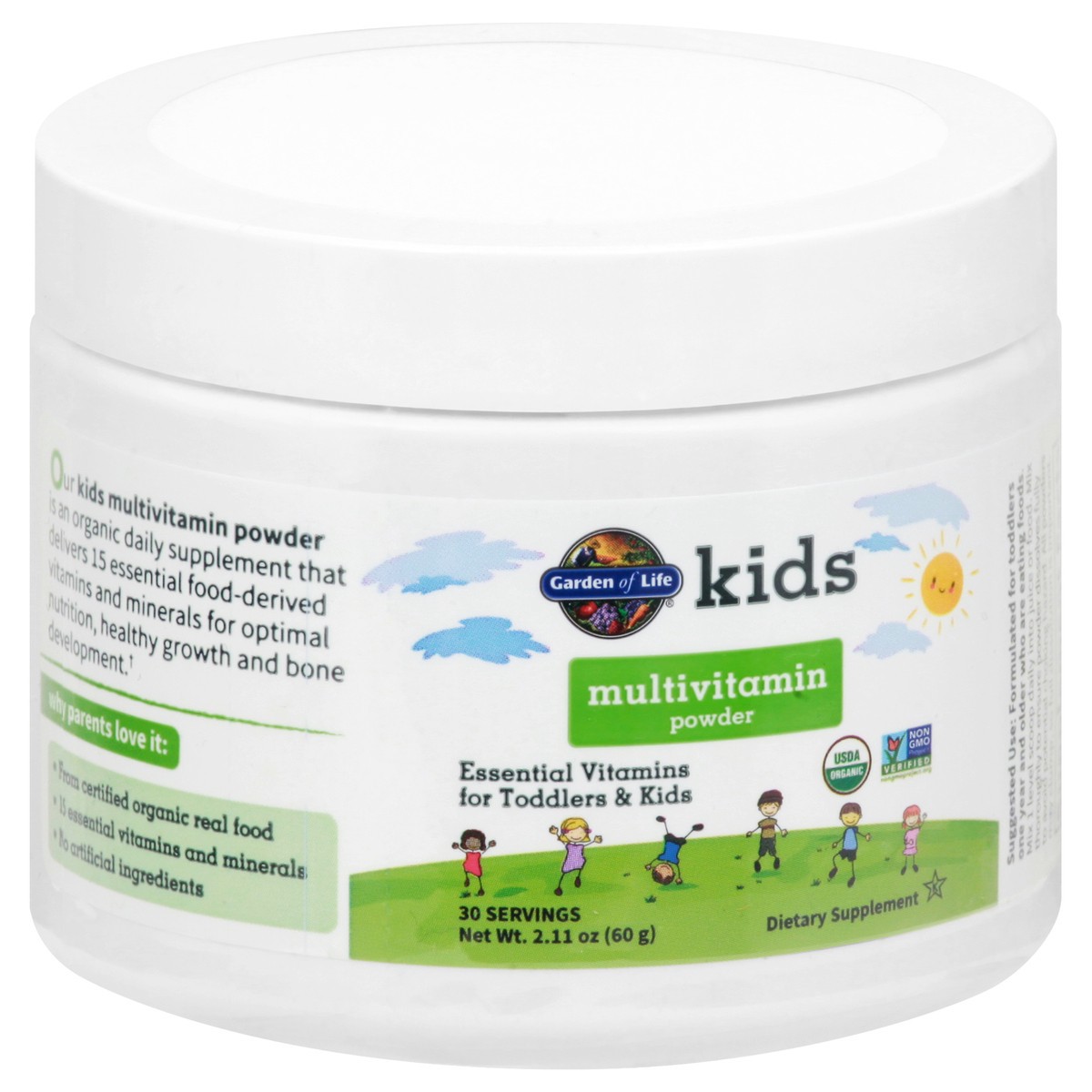 slide 9 of 9, Garden of Life Kids Multivitamin Powder, 1 ct