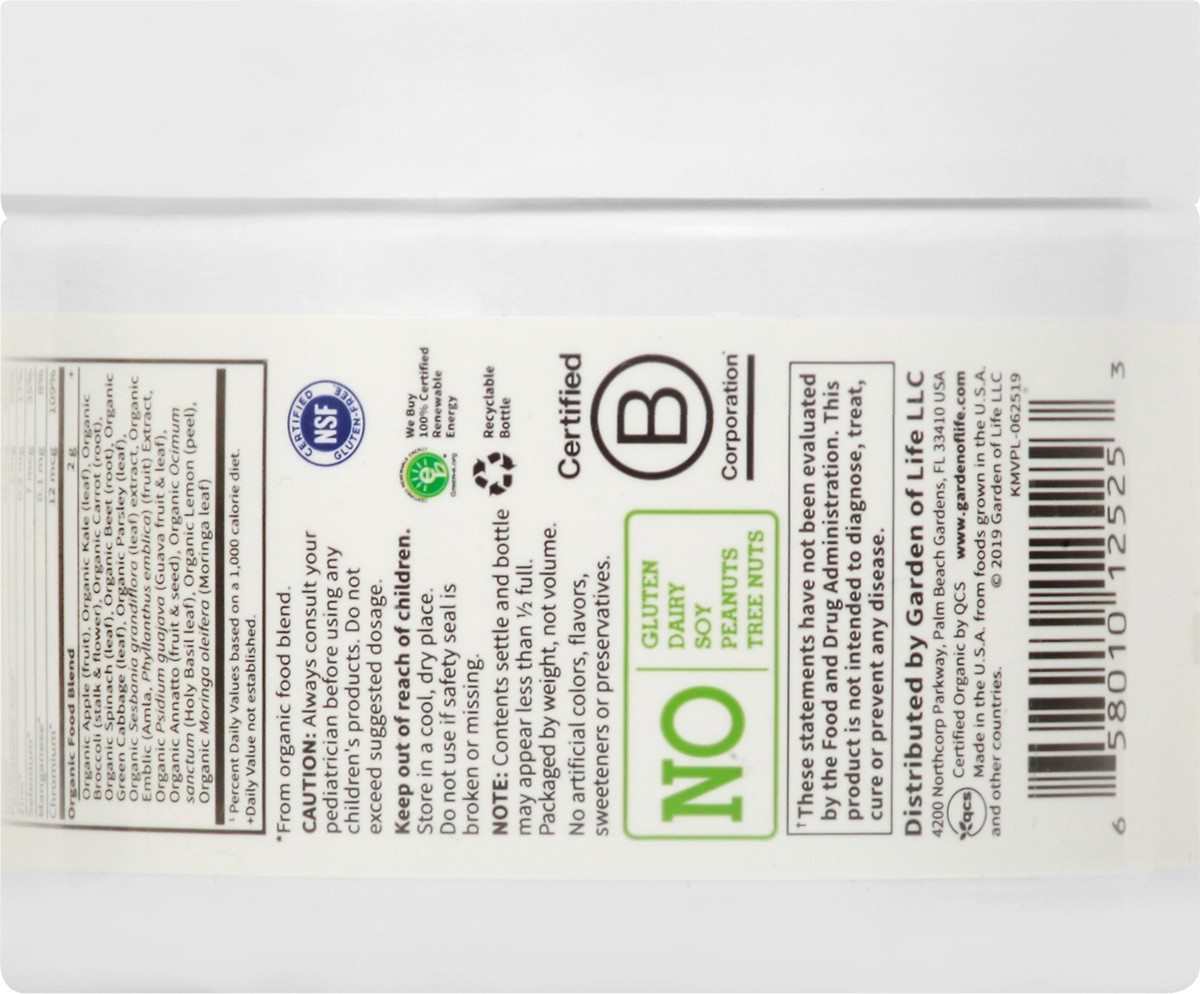 slide 7 of 9, Garden of Life Kids Multivitamin Powder, 1 ct