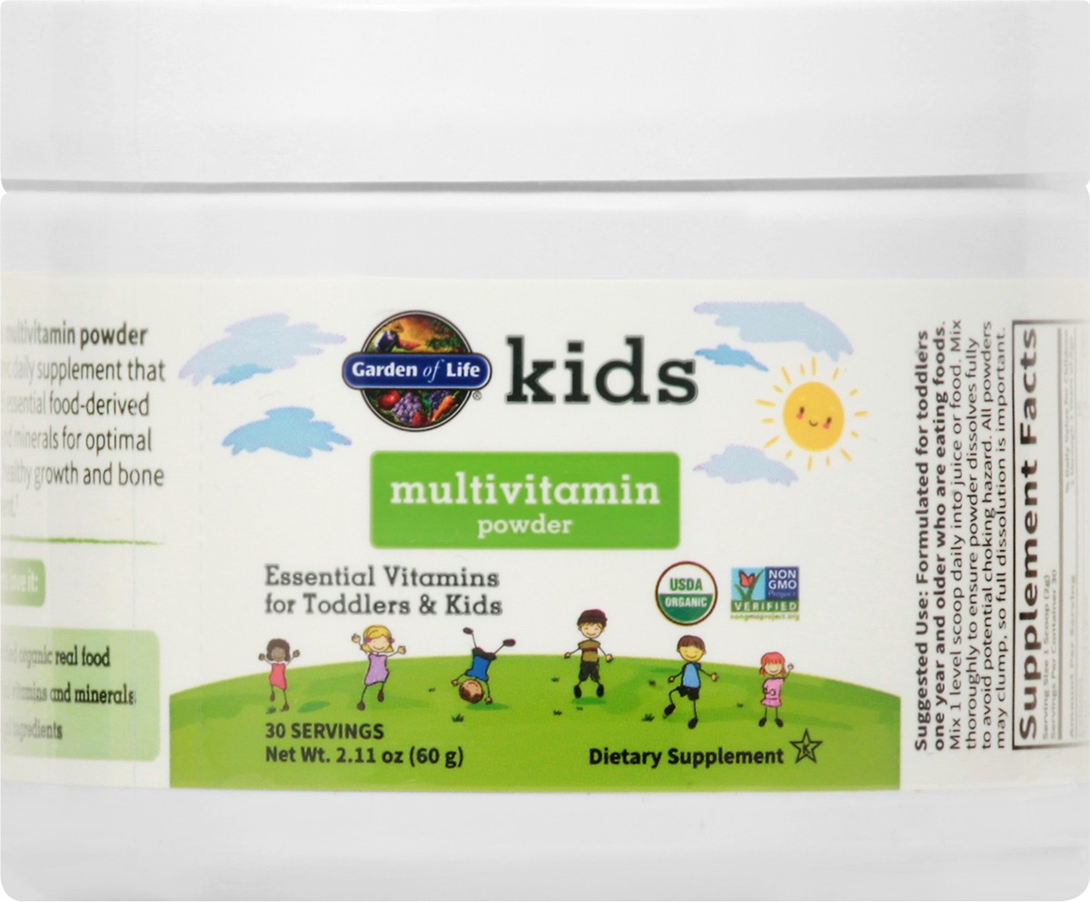slide 8 of 9, Garden of Life Kids Multivitamin Powder, 1 ct