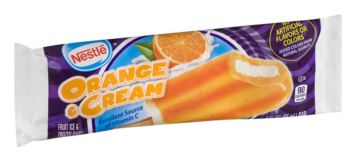 slide 4 of 8, Nestlé Orange & Cream Ice Cream Bar, 1 ct