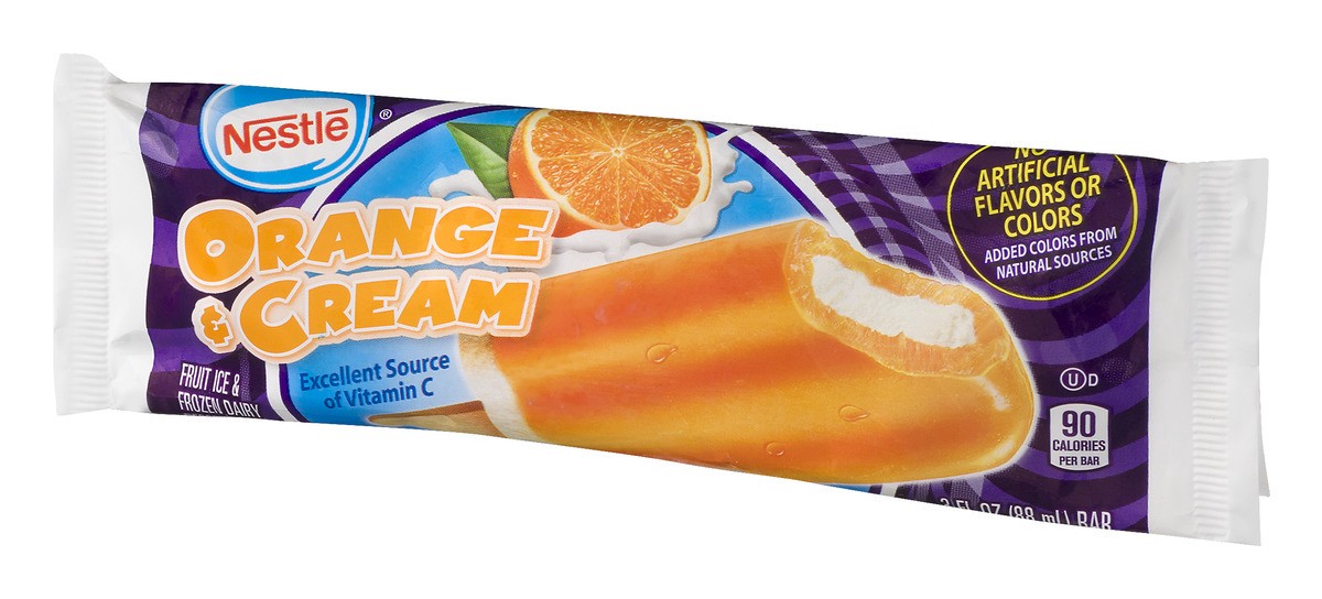 slide 3 of 8, Nestlé Orange & Cream Ice Cream Bar, 1 ct