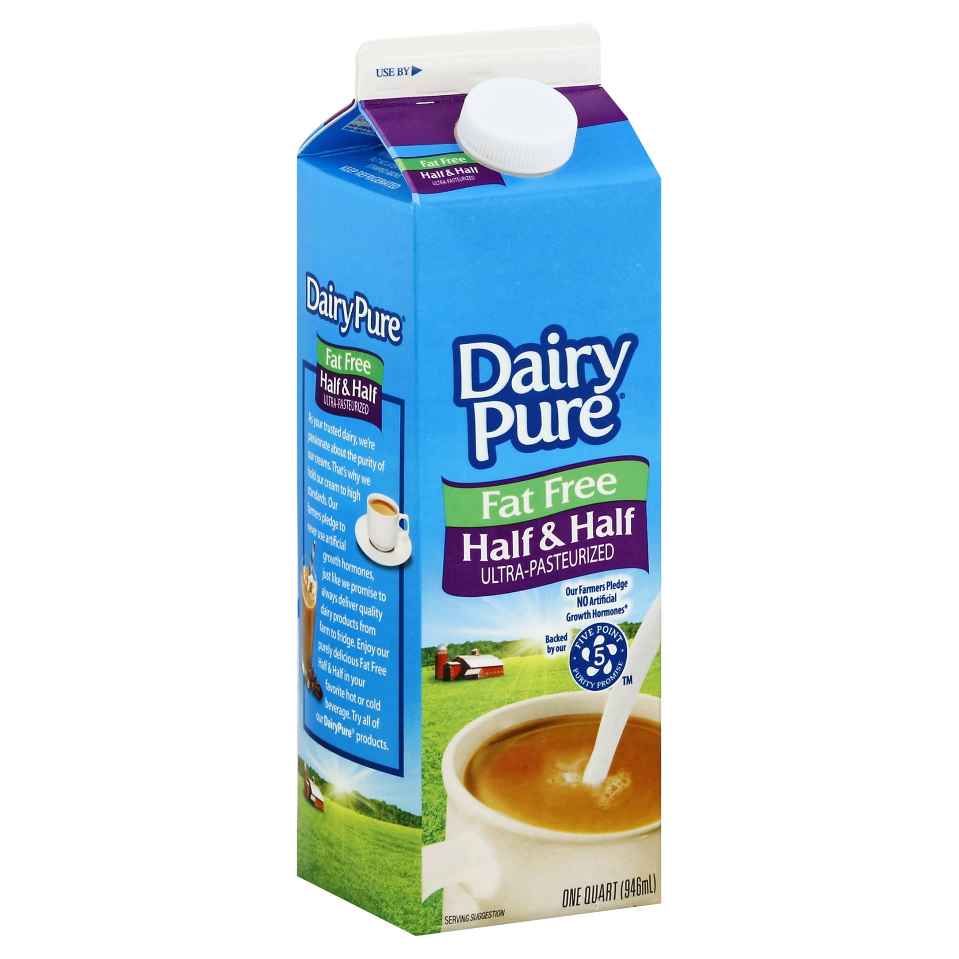 Dean's Dairy Pure Fat Free Half & Half 32 fl oz Shipt