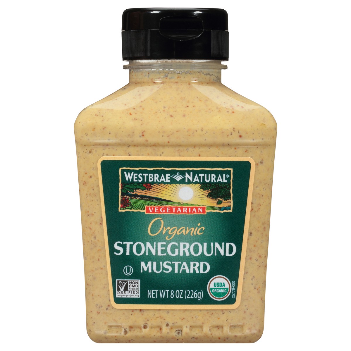 slide 1 of 11, Westbrae Natural Hain Westbrae Vegetarian Organic Stoneground Mustard, 8 oz