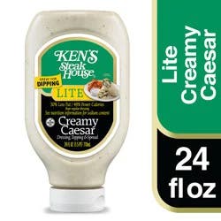 Ken's Steak House Lite Creamy Caesar Dressing, Topping & Spread 24 fl oz