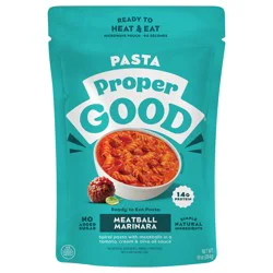 Proper Good Meatball Marinara Pasta Pouch, 10 oz, Ready To Serve Meal