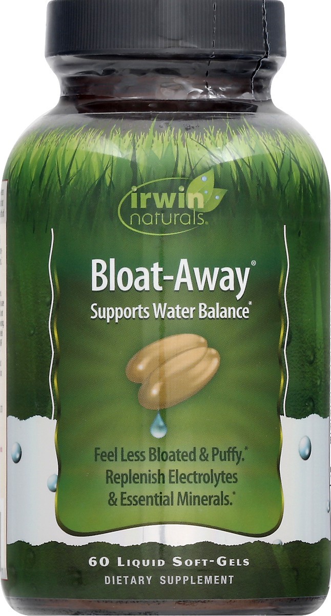 slide 6 of 10, Irwin Naturals Bloat-Away 60 ea, 60 ct