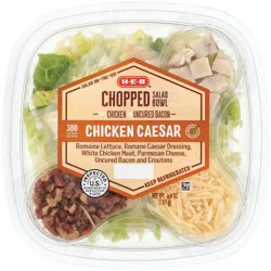 H-E-B Chopped Salad Bowl - Chicken Caesar with Uncured Bacon