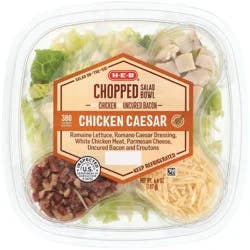 H-E-B Chopped Salad Bowl - Chicken Caesar with Uncured Bacon