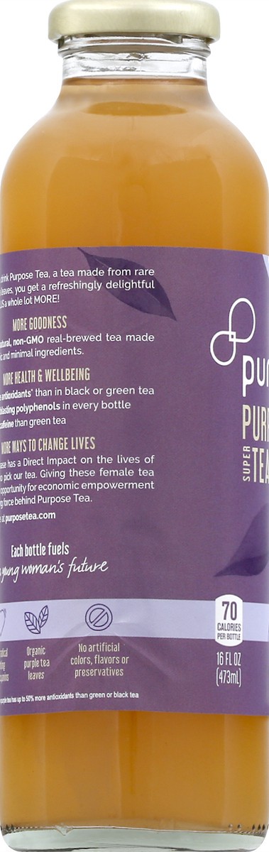 slide 5 of 7, Purpose Reign Purple Tea, 16 oz