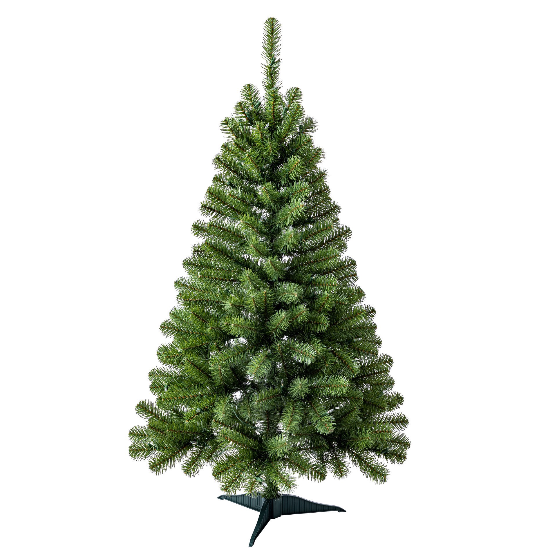 slide 2 of 7, 4ft. Pre-Lit Lakewood Spruce Artificial Christmas Tree, Warm White Led Lights By Ashland, 4 ft