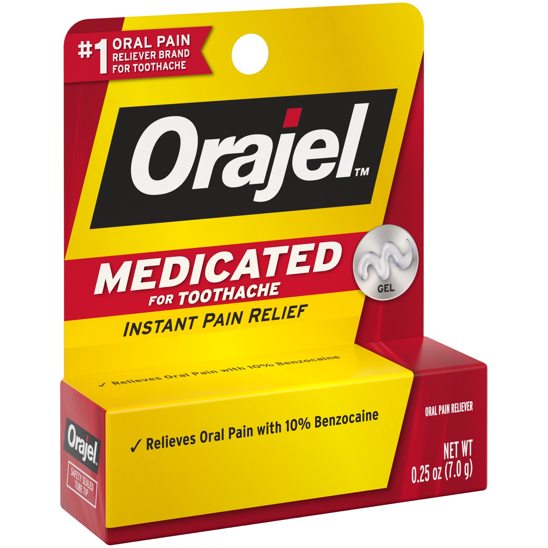 slide 4 of 4, Orajel Medicated For Toothache Gel .25 OZ, 0.25 oz