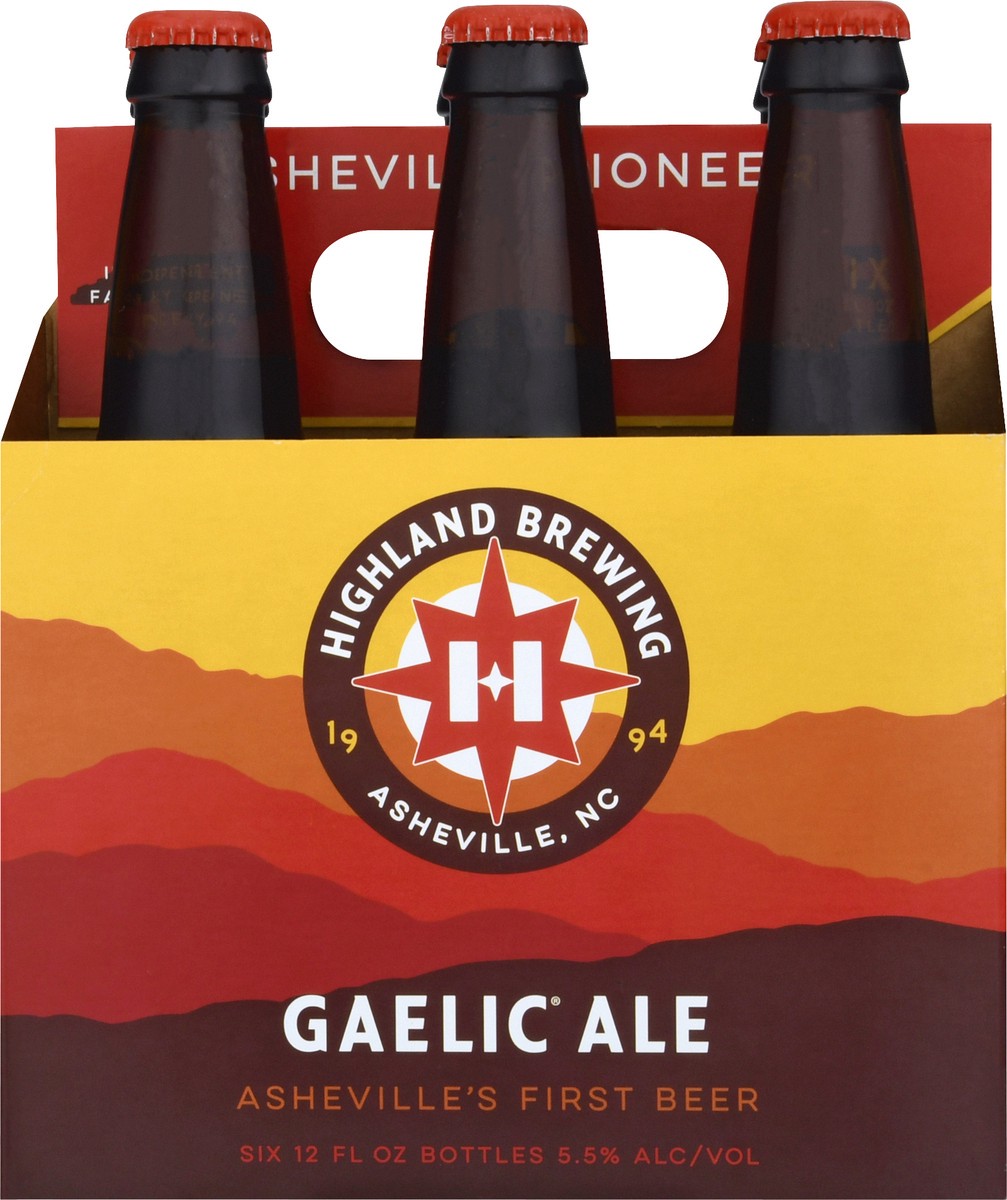 slide 10 of 11, Highland Brewing Company Highland Gaelic Ale Bottles, 6 ct; 12 oz