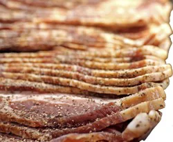 Hill's Premium Meats Thick Sliced Peppercorn Bacon, 1 lb