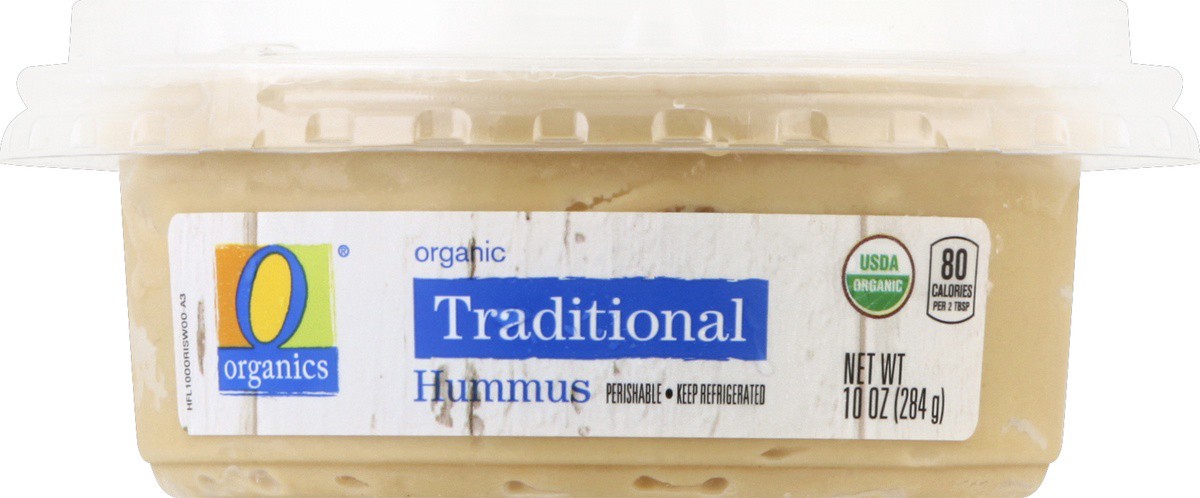 slide 4 of 7, O Organics Organic Hummus Traditional, 10 oz
