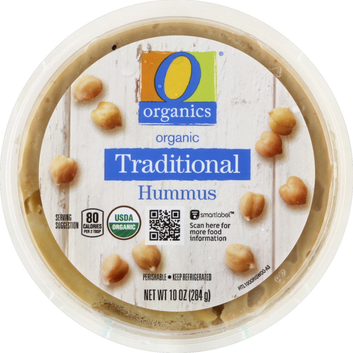 slide 7 of 7, O Organics Organic Hummus Traditional, 10 oz
