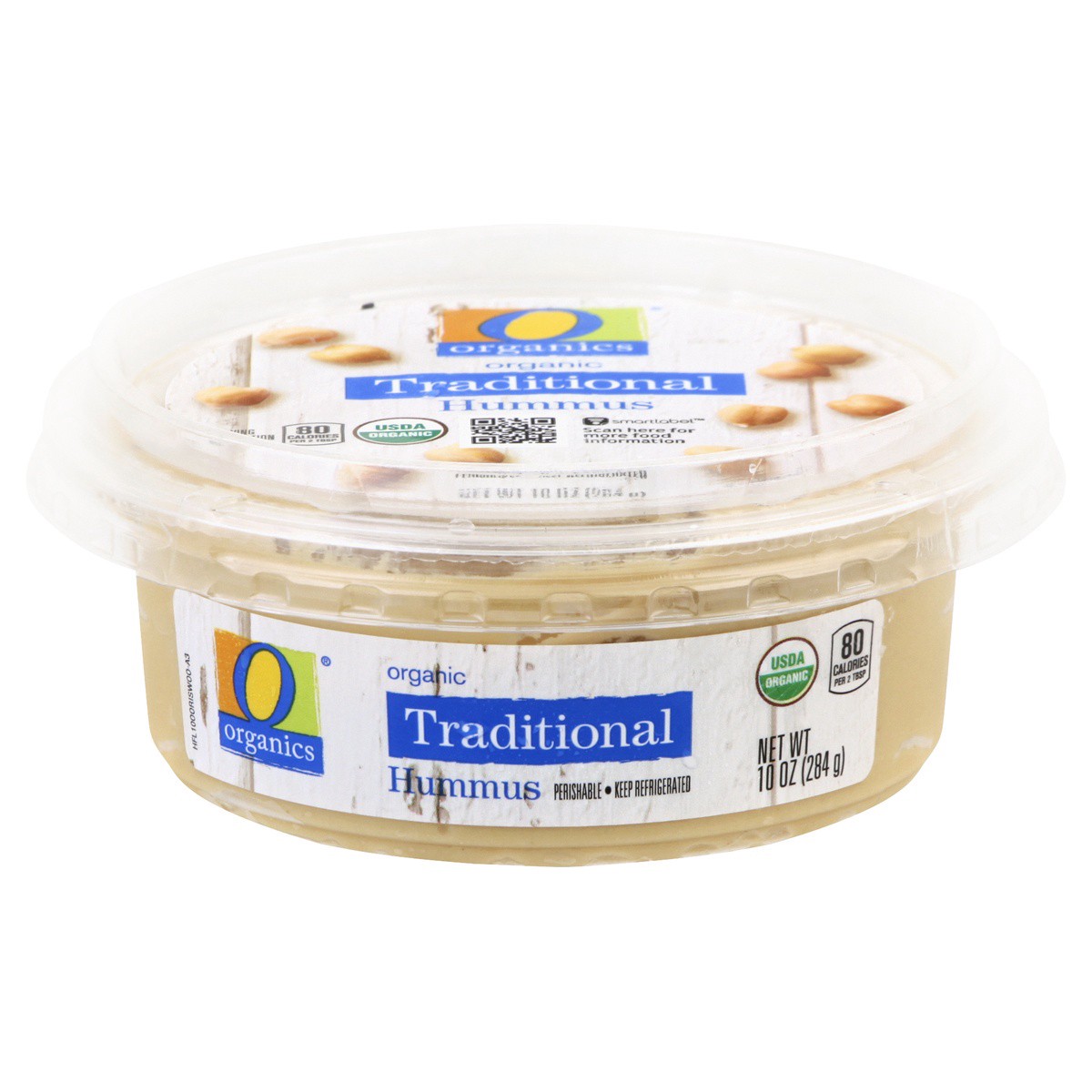 slide 1 of 7, O Organics Organic Hummus Traditional, 10 oz
