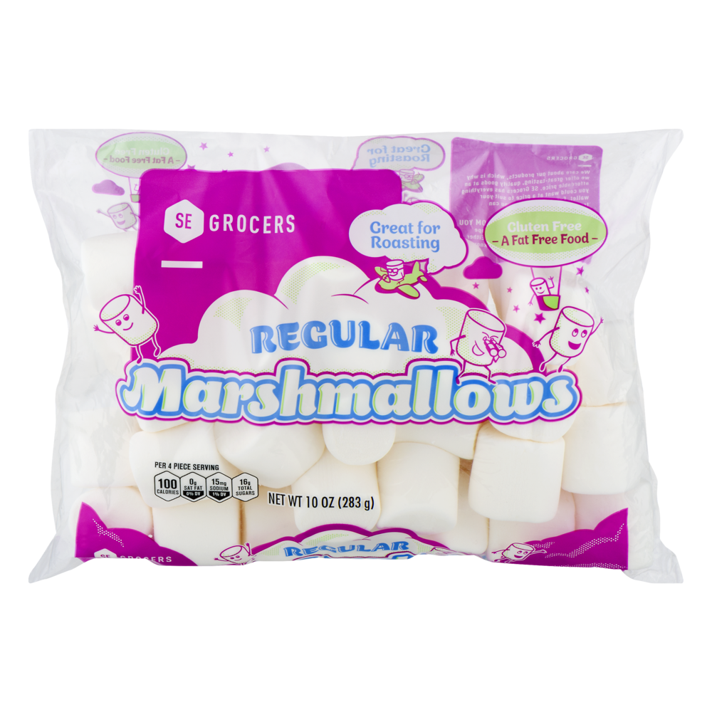 slide 1 of 1, SE Grocers Regular Marshmallows, 10 oz