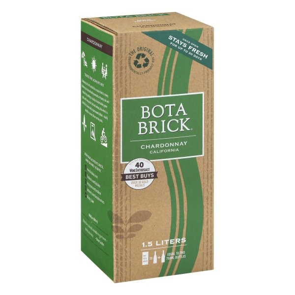 slide 1 of 2, Bota Brick Chardonnay, 1.5 liter