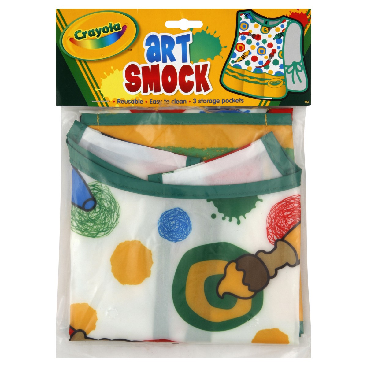 slide 4 of 4, Crayola Art Smock 1 ea, 1 ct