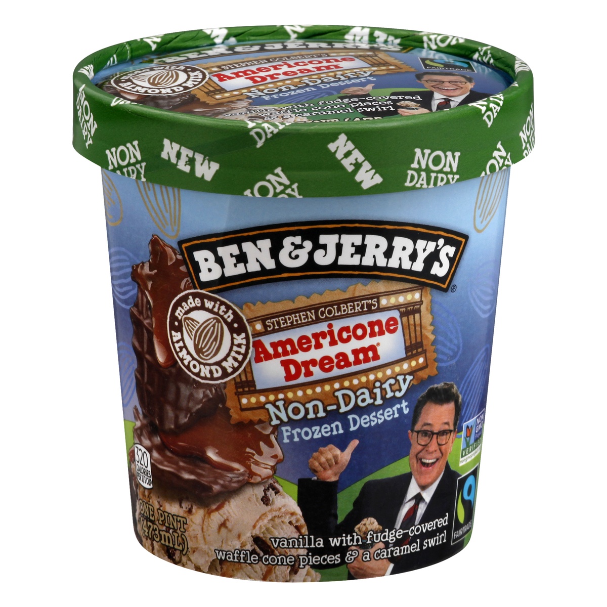 slide 1 of 1, Ben & Jerry's Americone Dream Non-Dairy Frozen Dessert, 16 oz