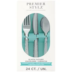 Unique Hammered Silver Asst Cutlery