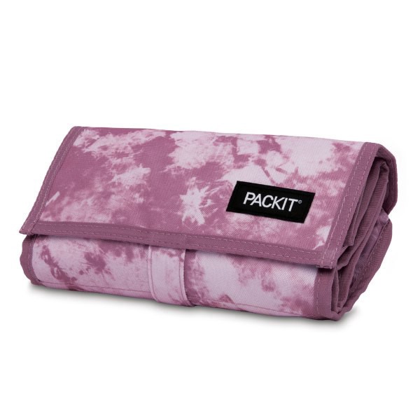 slide 3 of 5, PackIt® Freezable Lunch Bag, 10""H x 8-1/2""W x 2-1/4""D, Mulberry Tie Dye, 1 ct