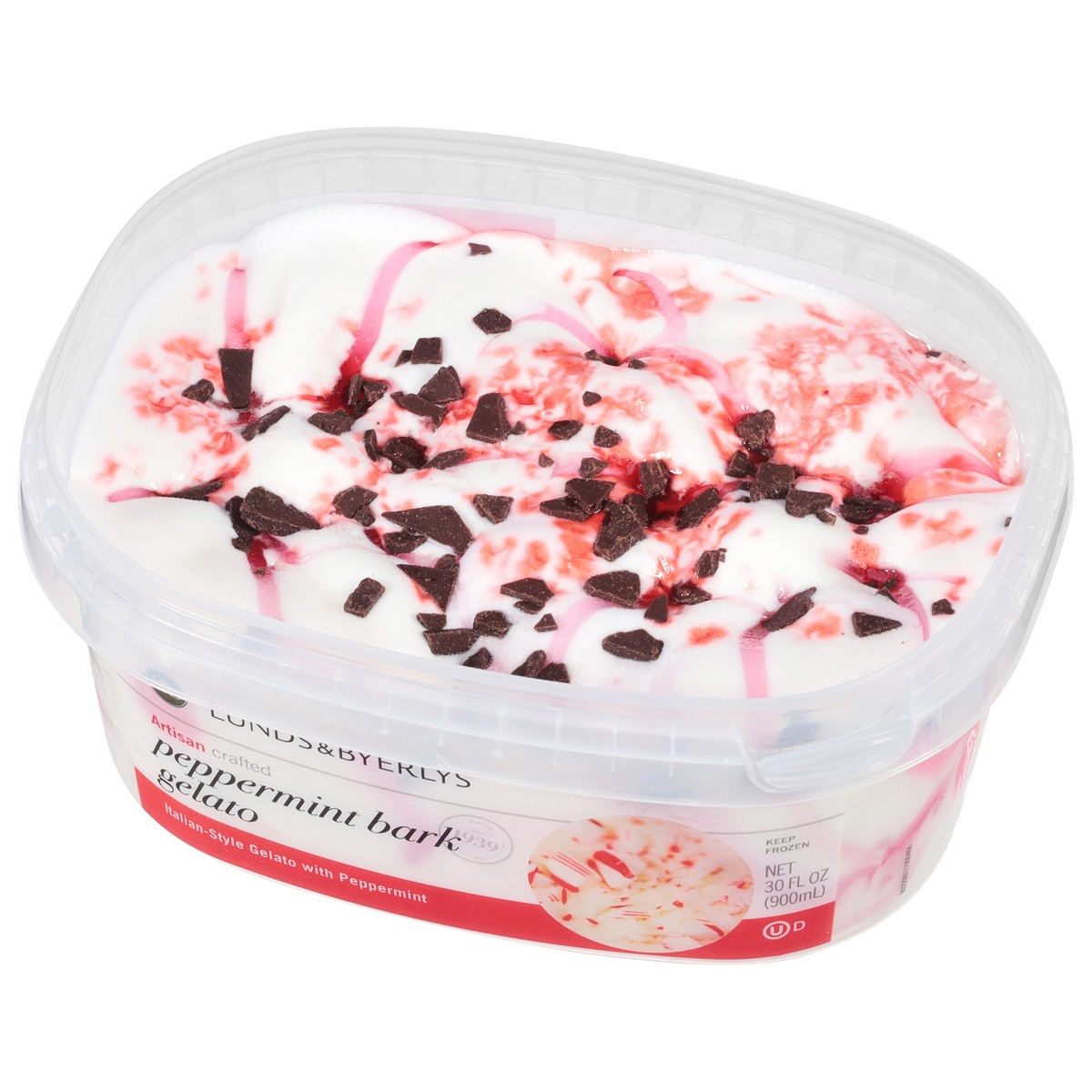 slide 2 of 4, Lunds & Byerlys Peppermint Bark Gelato 30 fl oz, 30 fl oz
