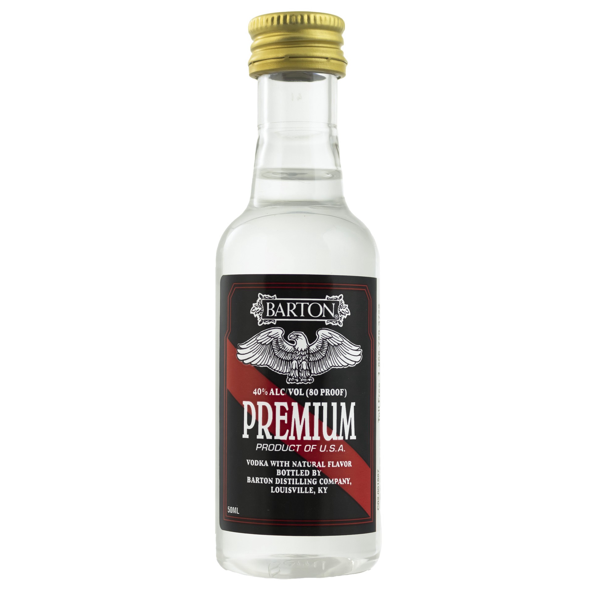slide 1 of 2, Barton & Guestier Vodka 50ml 80 Proof, 50 ml