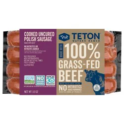 Teton Waters Ranch Cooked Uncured Polish Sausage