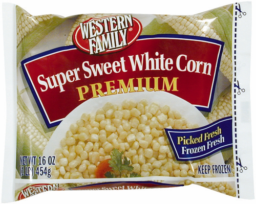 slide 1 of 1, Western Family White Corn Super Sweet, 16 oz