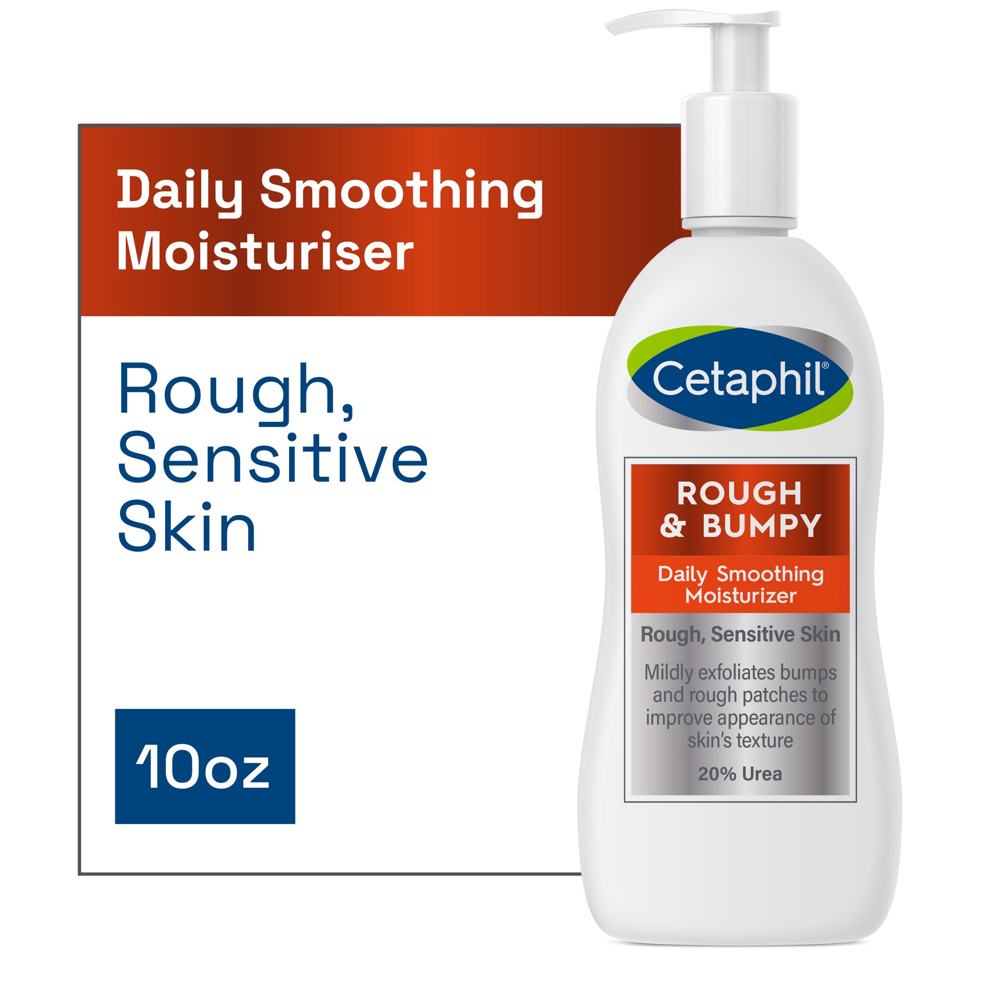 slide 1 of 10, Cetaphil Rough & Bumpy Daily Moisturizer, 10 oz, 10 fl oz