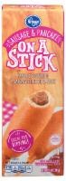 slide 1 of 1, Kroger Sausage & Pancake On A Stick, 5 oz